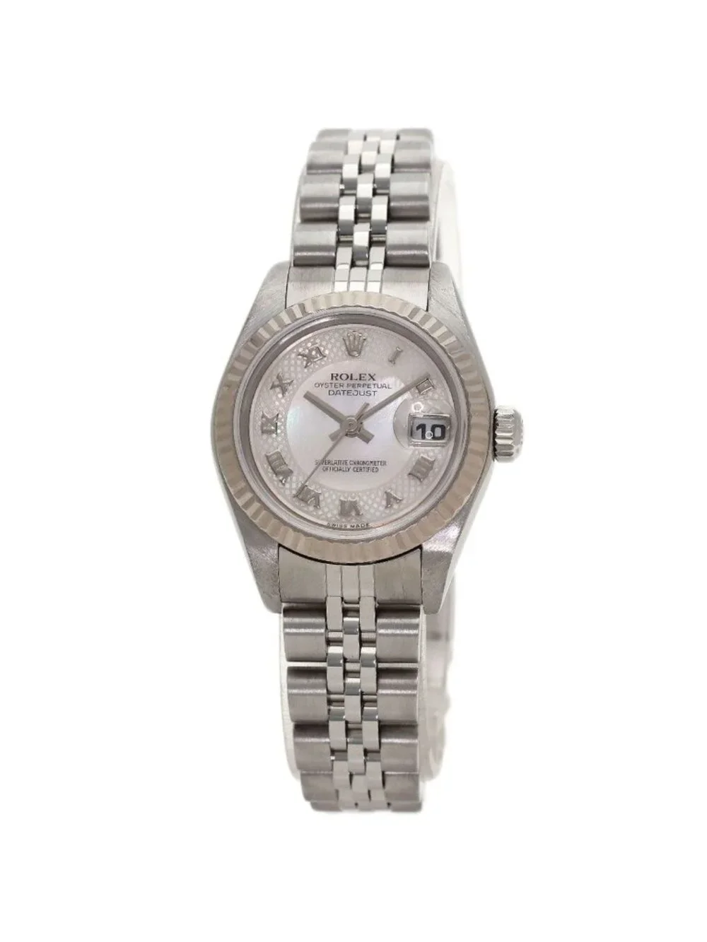 Rolex Datejust Watch SS 18k White Gold